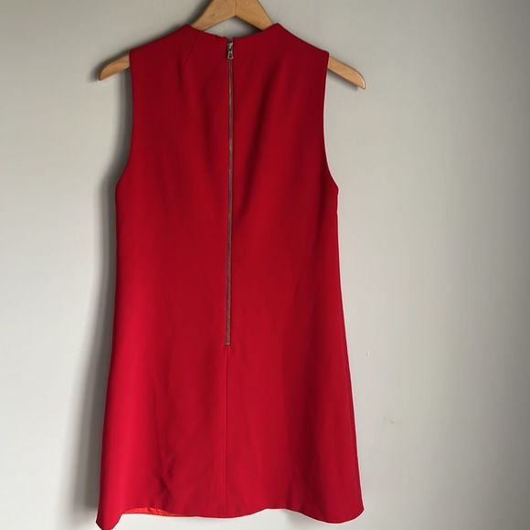 Alice + Olivia Red mock neck mini dress - Picture 4 of 12